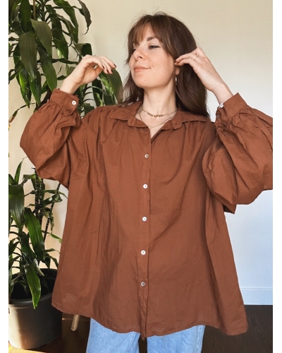 Chemise oversize en coton