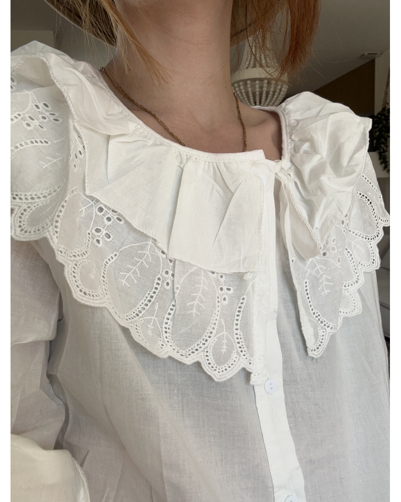 Blouse col claudine Esmée