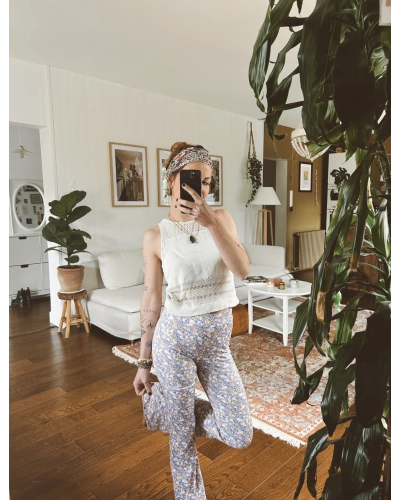 Pantalon à fleurs  leggings