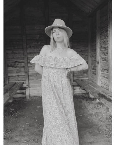 Robe longue à fleurs bohème - Luna