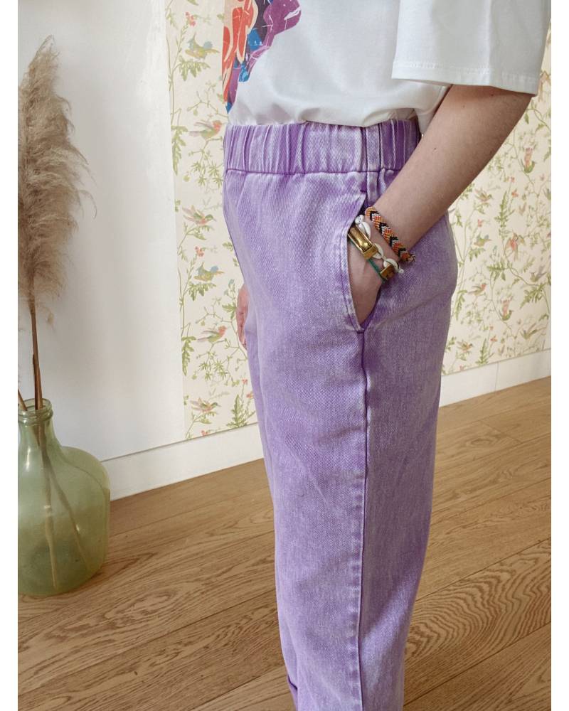 Pantalon Igor violet